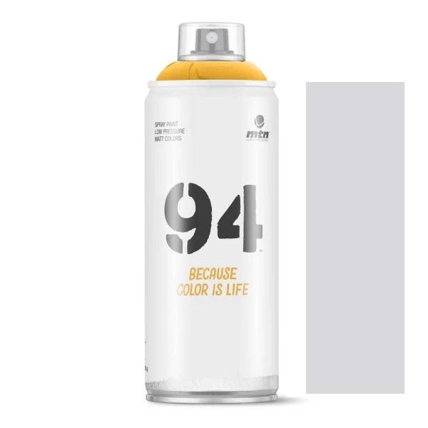 Peinture En Bombe Aerosol Montana 94 R-7047 Gris Siberie 3 Peinture En Bombe Aerosol Montana 94 R-7047 Gris Siberie