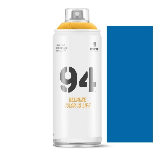 Peinture En Bombe Aerosol Montana 94 R-V152 Bleu Europe 3 Peinture En Bombe Aerosol Montana 94 R-V152 Bleu Europe