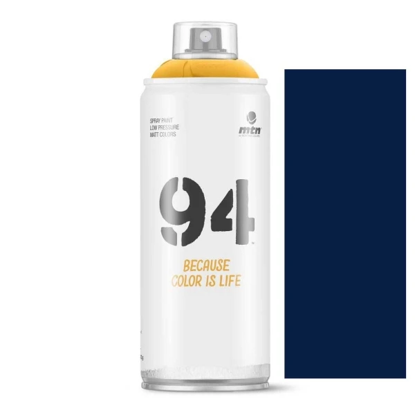 Peinture En Bombe Aerosol Montana 94 R-V154 Bleu Tornade 3 Peinture En Bombe Aerosol Montana 94 R-V154 Bleu Tornade