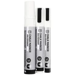 Creativ Company Feutre Craie Assortiment De Feutres à Craie - Blanc - 3 à 15 Mm - 3 Pcs 4 Creativ Company Feutre Craie Assortiment De Feutres à Craie - Blanc - 3 à 15 Mm - 3 Pcs -Creavea Shop assortiment de feutres a craie blanc 3 a 15 mm 3 pcs p 3