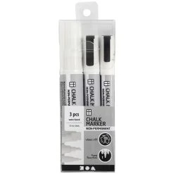 Creativ Company Feutre Craie Assortiment De Feutres à Craie - Blanc - 3 à 15 Mm - 3 Pcs 5 Creativ Company Feutre Craie Assortiment De Feutres à Craie - Blanc - 3 à 15 Mm - 3 Pcs -Creavea Shop assortiment de feutres a craie blanc 3 a 15 mm 3 pcs p 4
