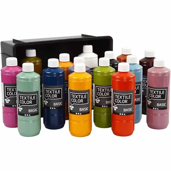 Assortiment de peintures pour textiles textile Color 500 ml - 15 pcs Creativ Company Peinture Tissu Textile Color Assortiment De Peintures Pour Textiles Textile Color 500 Ml - 15 Pcs -Creavea Shop assortiment de peintures pour textiles textile color 500 ml 15 pcs p