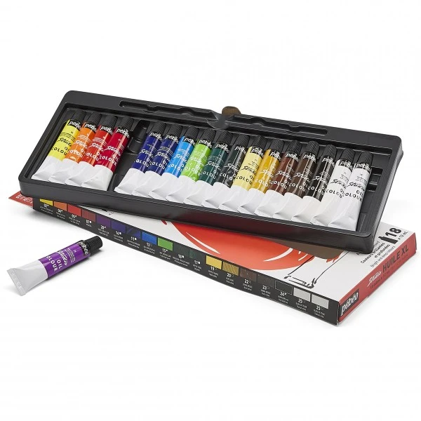 Assortiment Peinture à L'huile Pébéo - Studio Huile XL 12 Ml - 18 Tubes 4 Assortiment Peinture à L'huile Pébéo - Studio Huile XL 12 Ml - 18 Tubes – Image 2
