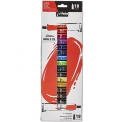 Assortiment Peinture à L'huile Pébéo - Studio Huile XL 12 Ml - 18 Tubes