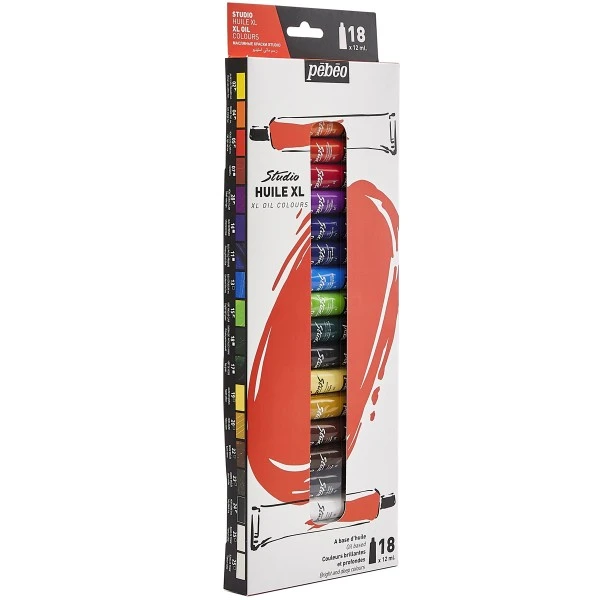 Assortiment Peinture à L'huile Pébéo - Studio Huile XL 12 Ml - 18 Tubes 6 Assortiment Peinture à L'huile Pébéo - Studio Huile XL 12 Ml - 18 Tubes – Image 4