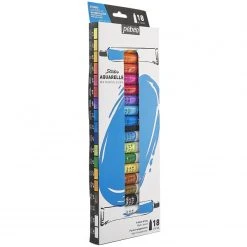 Assortiment Peinture Aquarelle Pébéo - Studio Aquarelle 12 Ml - 18 Tubes -Creavea Shop assortiment peinture aquarelle pebeo studio aquarelle 12 ml 18 tubes p 4