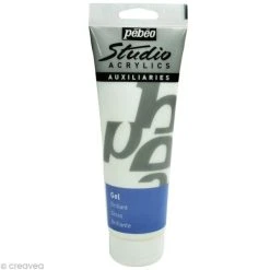 Medium Peinture Auxiliaire Acrylique Pébéo Studio - Gel Brillant - 250 Ml