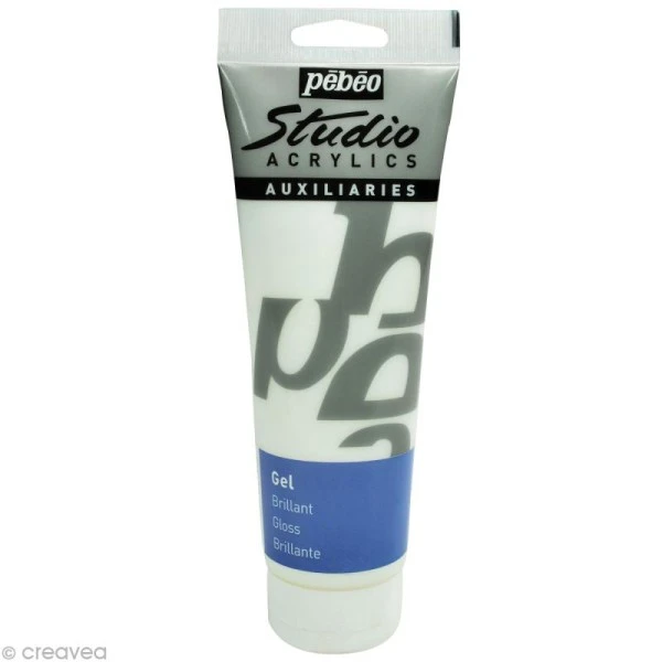 Medium Peinture Auxiliaire Acrylique Pébéo Studio - Gel Brillant - 250 Ml 3 Medium Peinture Auxiliaire Acrylique Pébéo Studio - Gel Brillant - 250 Ml