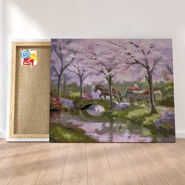 Peinture Par Numéros Peinture Numéro Balade Sous Les Cerisiers En Fleurs 3 Peinture Par Numéros Peinture Numéro Balade Sous Les Cerisiers En Fleurs