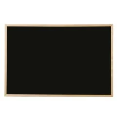 Feutre Craie Bi-Office - Tableau Noir, Bois Naturel - 400 X 600 Mm - Noir