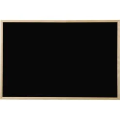 Feutre Craie Bi-Office - Tableau Noir, Bois Naturel - 900 X 600 Mm - Noir