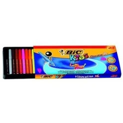 Acrylique Enfant Bic Ecriture Etui 24 Feutres Pointe Extra-Large Bloquée Bic Visacolor Xl