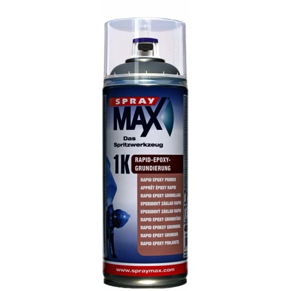 Bombe aérosol - Apprêt époxy rapide - Gris - Automobile - 1K Spray max Auto K Huiles Et Médiums Bombe Aérosol - Apprêt époxy Rapide - Gris - Automobile - 1K Spray Max -Creavea Shop bombe aerosol appret epoxy rapide gris automobile 1k spray max p