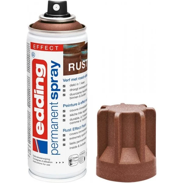 Peinture DecoSpray Bombe De Peinture Acrylique Permanent Edding 5200 Effet Rouille 5 Peinture DecoSpray Bombe De Peinture Acrylique Permanent Edding 5200 Effet Rouille – Image 3
