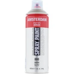 Peinture DecoSpray Bombe De Peinture Amsterdam 400 Ml Argent