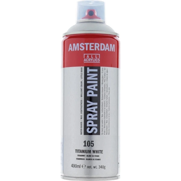 Peinture DecoSpray Bombe De Peinture Amsterdam 400 Ml Blanc De Titane 3 Peinture DecoSpray Bombe De Peinture Amsterdam 400 Ml Blanc De Titane