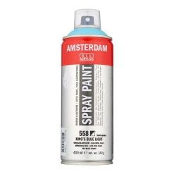 Peinture DecoSpray Bombe De Peinture Amsterdam 400 Ml Bleu Royal Clair