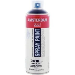 Peinture DecoSpray Bombe De Peinture Amsterdam 400 Ml Noir De Bougie