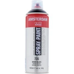 Peinture DecoSpray Bombe De Peinture Amsterdam 400 Ml Noir Oxyde