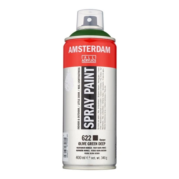 Peinture DecoSpray Bombe De Peinture Amsterdam 400 Ml Vert Olive Foncé 3 Peinture DecoSpray Bombe De Peinture Amsterdam 400 Ml Vert Olive Foncé