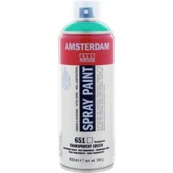 Peinture DecoSpray Bombe De Peinture Amsterdam 400 Ml Vert Transparent