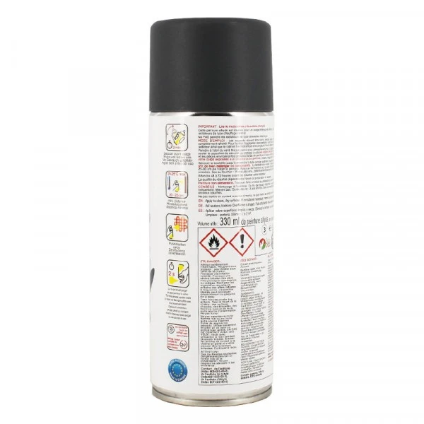 Peinture DecoSpray Bombe De Peinture - Ardoise Gris Mat - Pour Radiateur - Décoration - 330ml - AMT 5 Peinture DecoSpray Bombe De Peinture - Ardoise Gris Mat - Pour Radiateur - Décoration - 330ml - AMT – Image 3