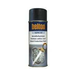 Peinture DecoSpray Bombe De Peinture Belton Anti-corrosion Pour Métaux 2 En 1 Noir Mat 400ml