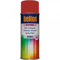 Peinture DecoSpray Bombe De Peinture Belton Spectral RAL 3000 Rouge Feu 400ml