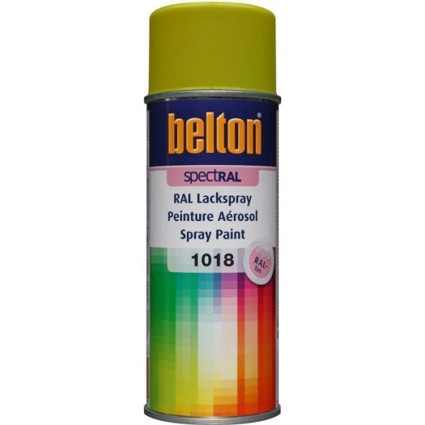 Peinture DecoSpray Bombe De Peinture Belton Spectral RAL1018 Jaune Zinc 400ml 3 Peinture DecoSpray Bombe De Peinture Belton Spectral RAL1018 Jaune Zinc 400ml