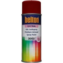 Peinture DecoSpray Bombe De Peinture Belton Spectral RAL3002 Rouge Carmin 400ml