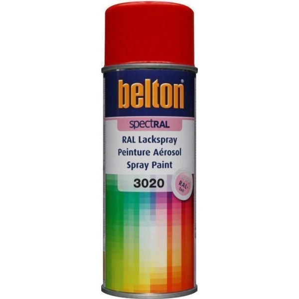 Peinture DecoSpray Bombe De Peinture Belton Spectral RAL3020 Rouge Signalisation 400ml 3 Peinture DecoSpray Bombe De Peinture Belton Spectral RAL3020 Rouge Signalisation 400ml
