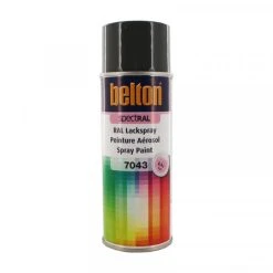 Peinture DecoSpray Bombe De Peinture Belton Spectral RAL7043 Gris Signalisation 400ml