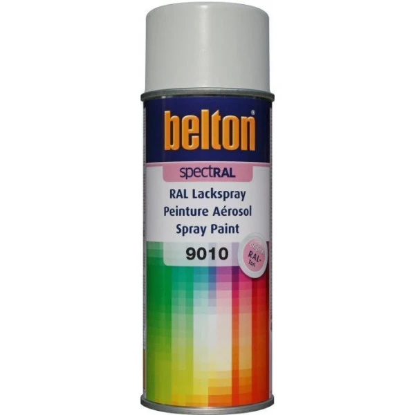 Bombe de peinture Belton Spectral RAL9010 Blanc mat 400ml Peinture DecoSpray Bombe De Peinture Belton Spectral RAL9010 Blanc Mat 400ml -Creavea Shop bombe de peinture belton spectral ral9010 blanc mat 400ml p