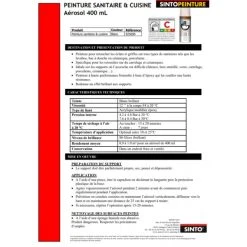 Sinto Ideespray Peinture DecoSpray Bombe De Peinture Carrelage Salle De Bain Epoxy - Sinto 5 Sinto Ideespray Peinture DecoSpray Bombe De Peinture Carrelage Salle De Bain Epoxy - Sinto -Creavea Shop bombe de peinture carrelage salle de bain epoxy sinto p 4