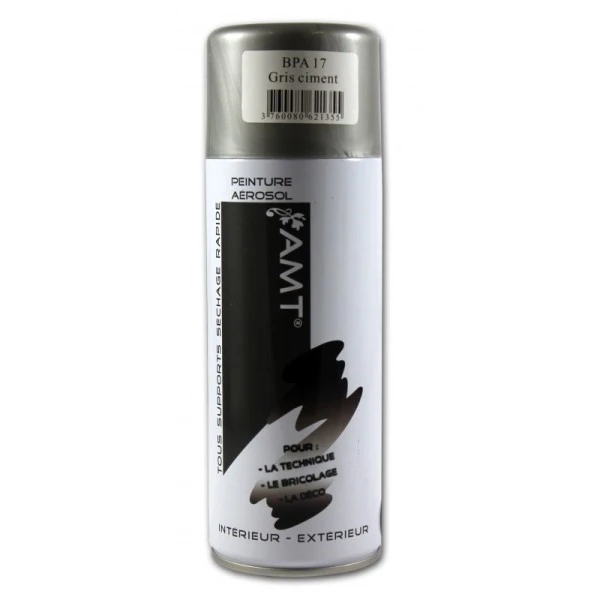 Peinture DecoSpray Bombe De Peinture Gris Ciment 330ml- Amt 5 Peinture DecoSpray Bombe De Peinture Gris Ciment 330ml- Amt – Image 3