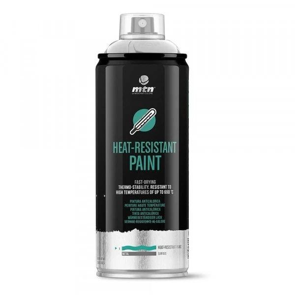 Peinture DecoSpray Bombe De Peinture Haute Température - Argent - 400ml - MTN Pro 3 Peinture DecoSpray Bombe De Peinture Haute Température - Argent - 400ml - MTN Pro