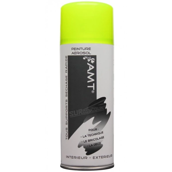 Peinture DecoSpray Bombe De Peinture Jaune Fluo 330ml - Amt 3 Peinture DecoSpray Bombe De Peinture Jaune Fluo 330ml - Amt