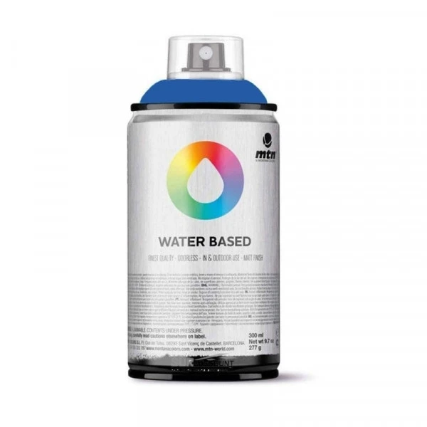 Peinture DecoSpray Bombe De Peinture MTN Water Based - Bleu Primaire 3 Peinture DecoSpray Bombe De Peinture MTN Water Based - Bleu Primaire