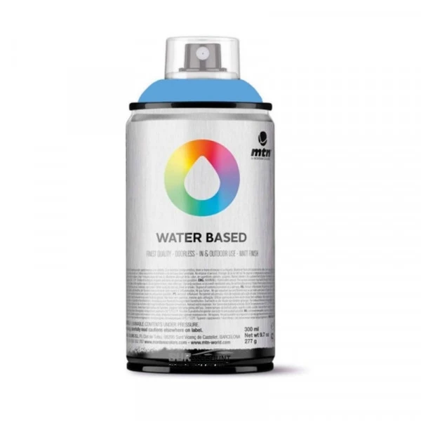 Peinture DecoSpray Bombe De Peinture MTN Water Based - Bleu Primaire Pâle 3 Peinture DecoSpray Bombe De Peinture MTN Water Based - Bleu Primaire Pâle