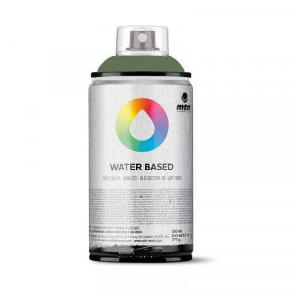 Peinture DecoSpray Bombe De Peinture MTN Water Based - Vert Gris Profond 3 Peinture DecoSpray Bombe De Peinture MTN Water Based - Vert Gris Profond