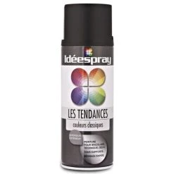 Sinto Ideespray Peinture DecoSpray Bombe De Peinture - Noir Mat - Sinto