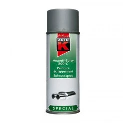 Huiles Et Médiums Bombe De Peinture Pour échappement De Voiture Moto - Argent - Auto-K - 400ml
