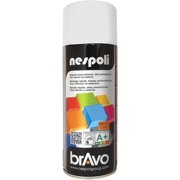 Peinture DecoSpray Bombe De Peinture Professionnelle Nespoli Effet Satiné Blanc Neige 3 Peinture DecoSpray Bombe De Peinture Professionnelle Nespoli Effet Satiné Blanc Neige