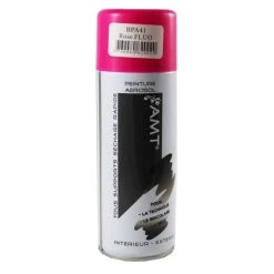 Peinture DecoSpray Bombe De Peinture Rose Fluo 330ml - Amt -Creavea Shop bombe de peinture rose fluo 330ml amt p 3