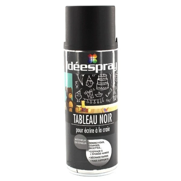 Sinto Ideespray Peinture DecoSpray Bombe De Peinture - Tableau Noir - Sinto 3 Sinto Ideespray Peinture DecoSpray Bombe De Peinture - Tableau Noir - Sinto
