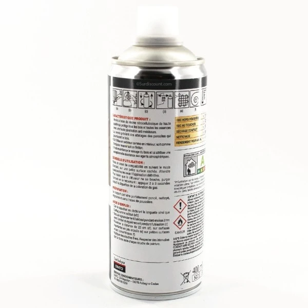 Bombe de peinture vernis incolore brillant bois - Sinto Sinto Ideespray Peinture DecoSpray Bombe De Peinture Vernis Incolore Brillant Bois - Sinto -Creavea Shop bombe de peinture vernis incolore brillant bois sinto p 3