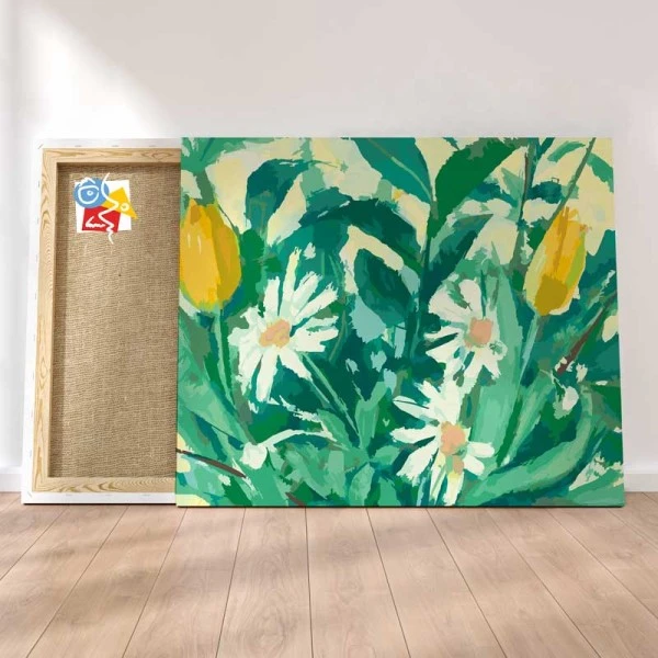 Peinture Par Numéros Peinture Numéro Bouquet Estival Tulipes Et Marguerites 3 Peinture Par Numéros Peinture Numéro Bouquet Estival Tulipes Et Marguerites