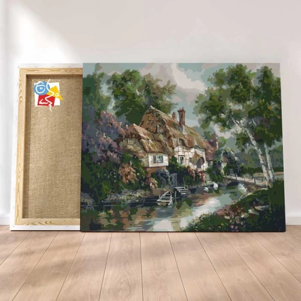 Peinture Par Numéros Peinture Numéro Chalet En Pierre 3 Peinture Par Numéros Peinture Numéro Chalet En Pierre