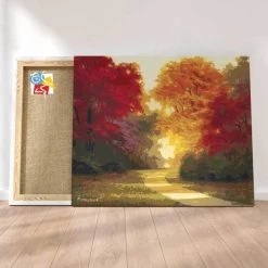 Peinture Par Numéros Peinture Numéro Chemin Vers L'Automne