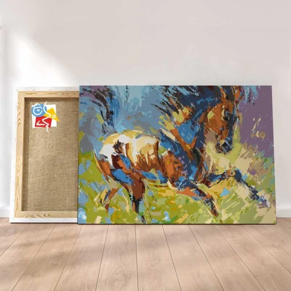 Peinture Par Numéros Peinture Numéro Cheval Sauvage Coloré 3 Peinture Par Numéros Peinture Numéro Cheval Sauvage Coloré